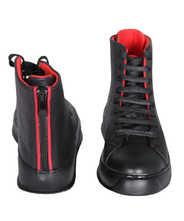نیم بوت چرم زنانه شهر چرم Leather City مدل F4109