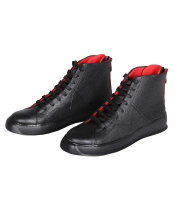 نیم بوت چرم زنانه شهر چرم Leather City مدل F4109