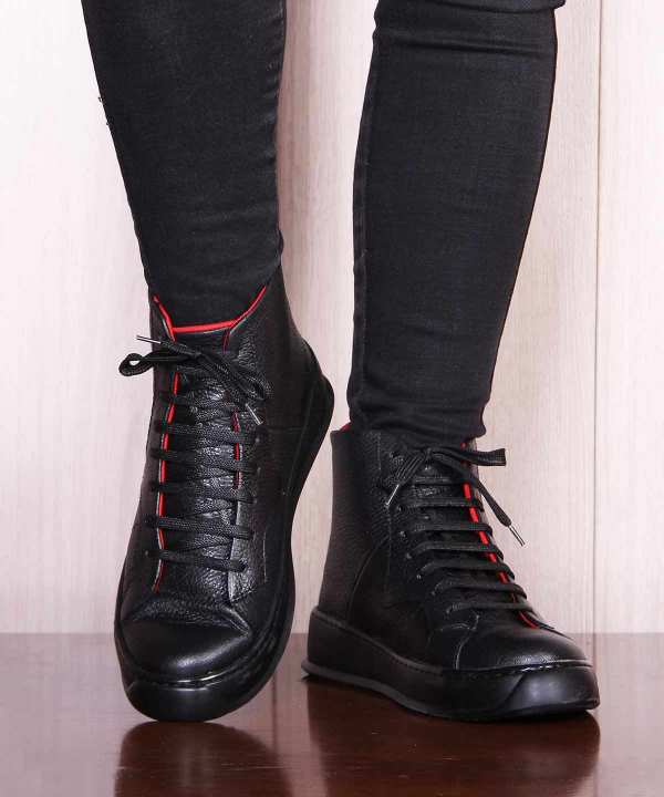نیم بوت چرم زنانه شهر چرم Leather City مدل F4109