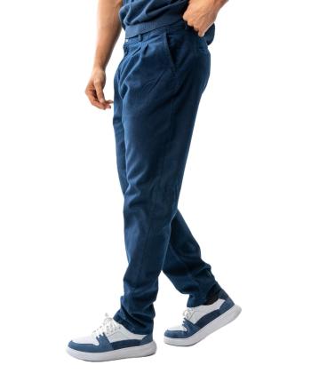 شلوار کتان پیلی دار مردانه آر ان اس مدل 12042667