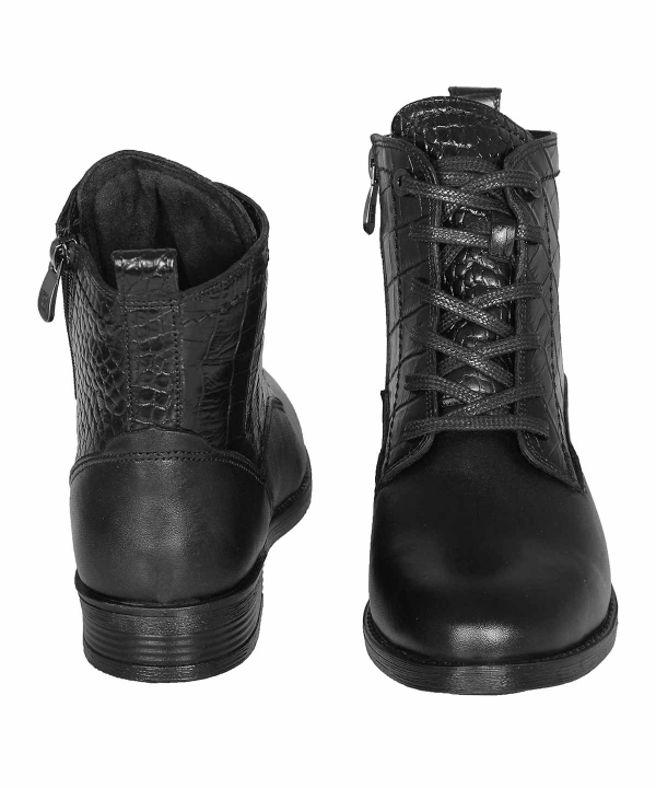 نیم بوت چرم زنانه شهر چرم Leather City مدل KA14
