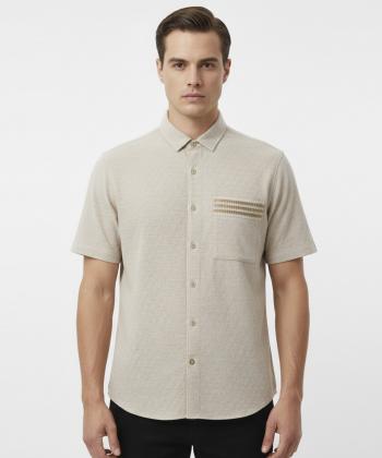 پیراهن آستین کوتاه مردانه جوتی جینز کد 51533125