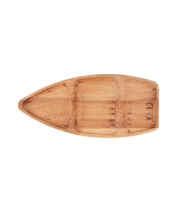 تخته سرو قايقي بزرگ سه خانه هانيمان مدل راييكا