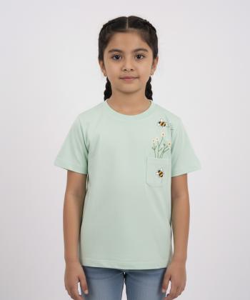 تیشرت آستین کوتاه دخترانه مادر مدل Sofia