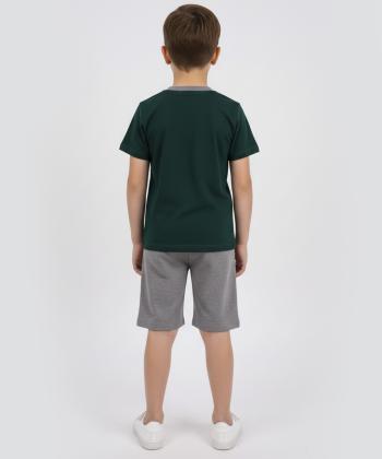 ست تيشرت و شلوارك پسرانه مادر مدل Marco