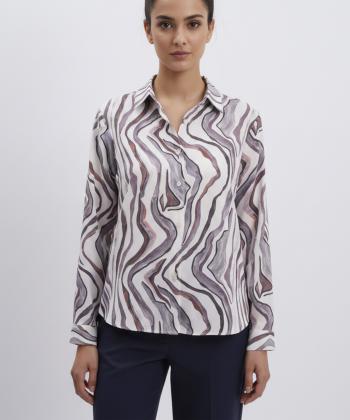 شوميز آستین بلند زنانه تولیکا مدل 33144