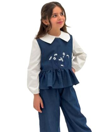 ست ژيله و شلوار دخترانه ملورينا مدل 43109
