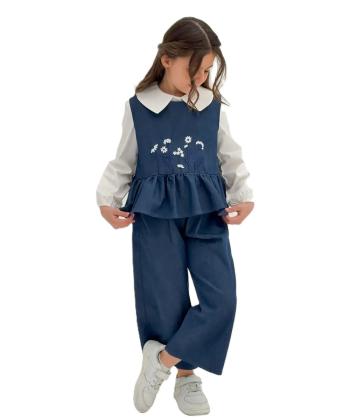 ست ژيله و شلوار دخترانه ملورينا مدل 43109