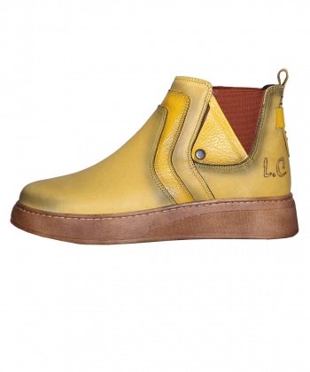نیم بوت چرم زنانه شهر چرم Leather City مدل KE52