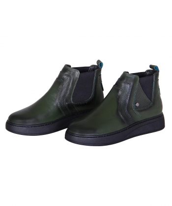نیم بوت چرم زنانه شهر چرم Leather City مدل KE52