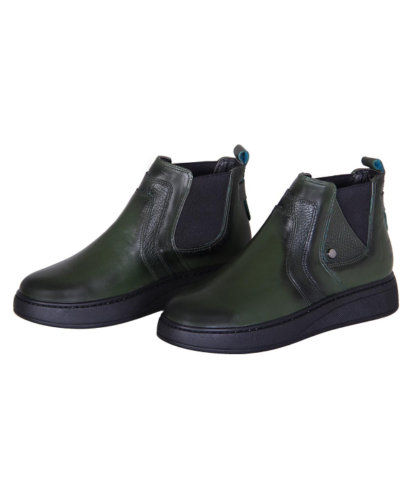نیم بوت چرم زنانه شهر چرم Leather City مدل KE52