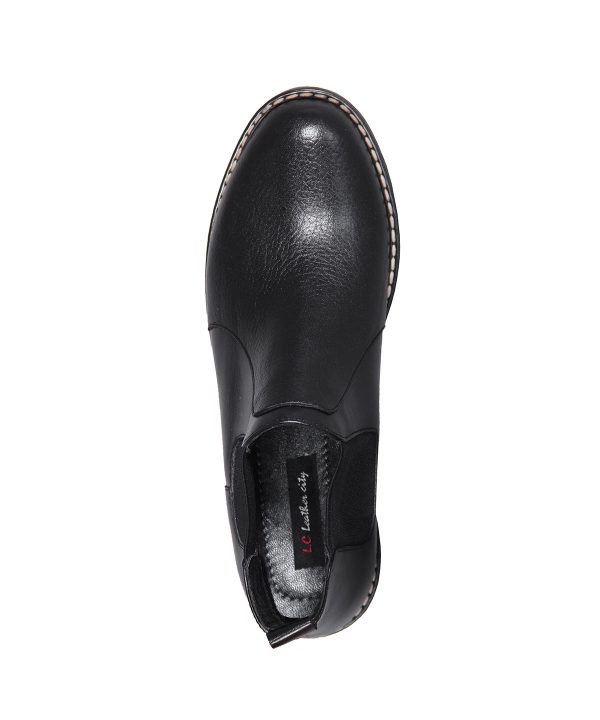 نیم بوت چرم زنانه شهر چرم Leather City مدل PC6004