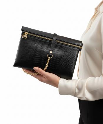 کیف زنانه چرم طبیعی منط Mante مدل 4120