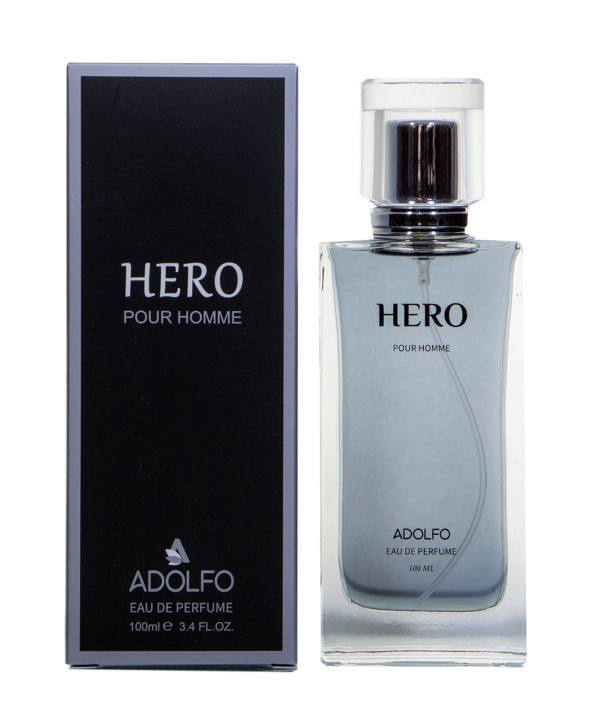 ادوپرفیوم مردانه آدولفو Adolfo مدل Hero حجم 100 میلی‌لیتر