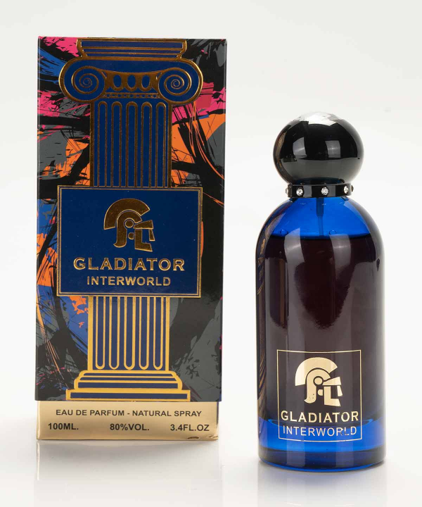 ادوپرفیوم مردانه گلادیاتور Gladiator مدل Interworld حجم 100 میلی‌لیتر