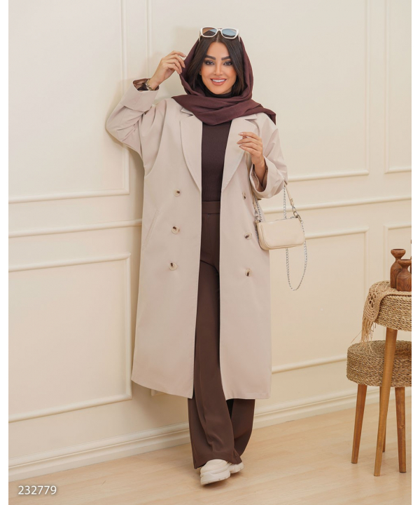 بارانی بلند زنانه السانا مدل 2327