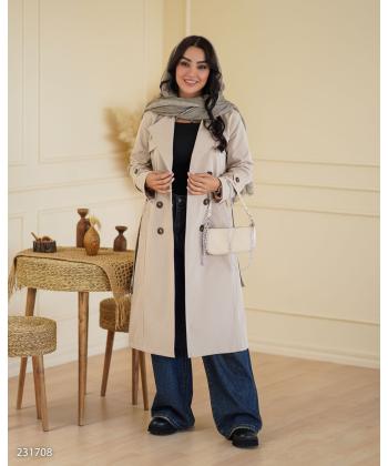 بارانی بلند زنانه السانا مدل 2317