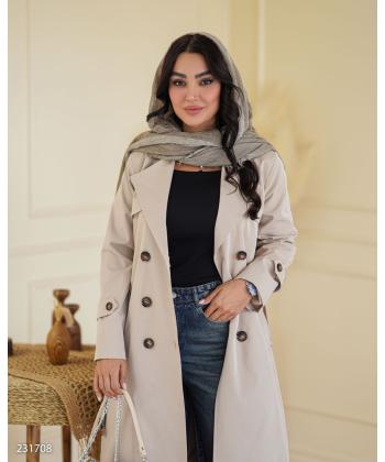 بارانی بلند زنانه السانا مدل 2317