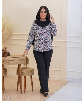 شومیز آستین بلند زنانه السانا مدل 2420