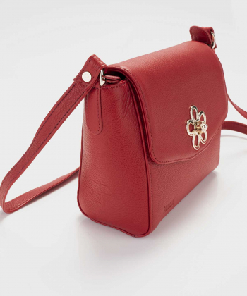 کیف دوشی زنانه چرم طبیعی مارال چرم Maral Leather مدل نسیم