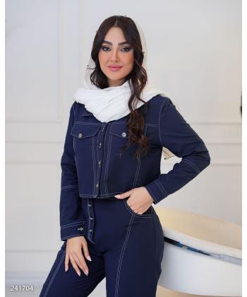 کراپ کت و شلوار زنانه السانا مدل 2417