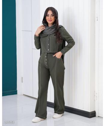 کراپ کت و شلوار زنانه السانا مدل 2417