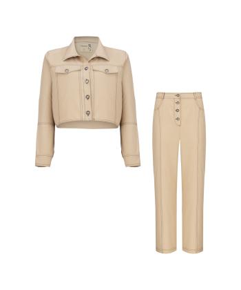 کراپ کت و شلوار زنانه السانا مدل 2417