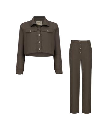 کراپ کت و شلوار زنانه السانا مدل 2417