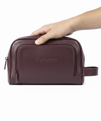 كيف پاسپورتي مردانه چرم طبيعي كروكو مدل پارتو