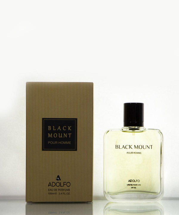 ادوپرفیوم مردانه آدولفو Adolfo مدل Black mount حجم 100 میلی‌لیتر