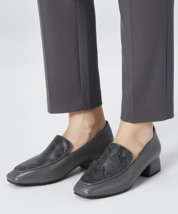 کفش کالج چرم طبیعی زنانه مونو مدل J0150