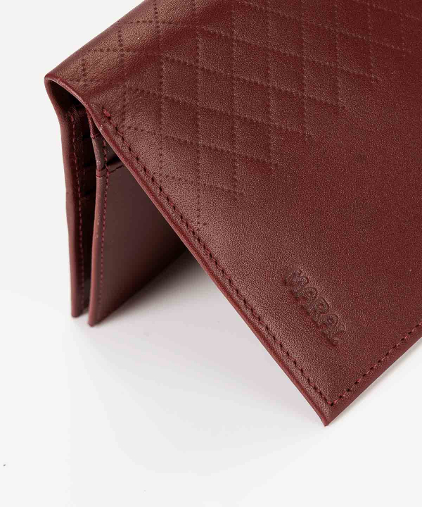 کیف پول چرم مردانه مارال چرم Maral Leather مدل پیشداد
