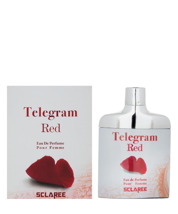 ادوپرفیوم زنانه اسکلاره Sclaree مدل Telegram Red حجم 82 میلی‌لیتر