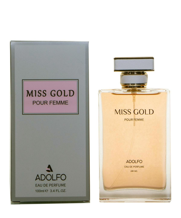 ادوپرفیوم زنانه آدولفو Adolfo مدل Miss gold حجم 100 میلی‌لیتر
