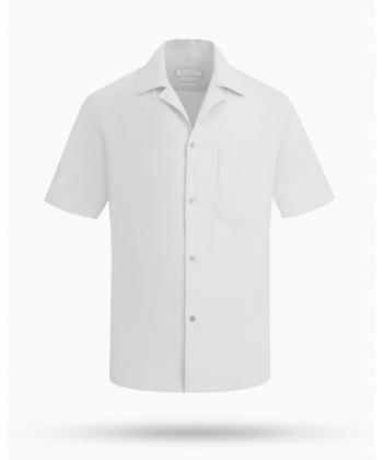 پیراهن آستین کوتاه لینن مردانه کروم مدل 2510131