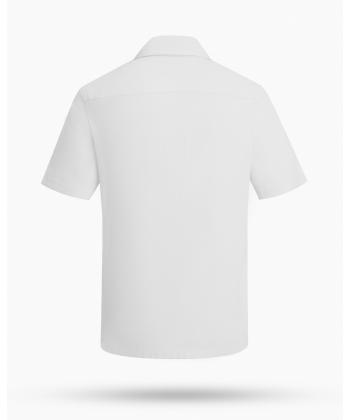 پیراهن آستین کوتاه لینن مردانه کروم مدل 2510131