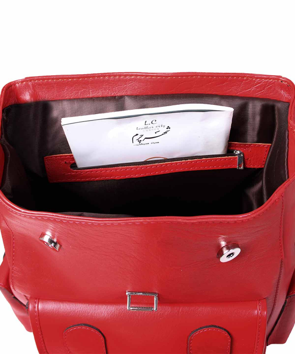 کوله پشتی چرم زنانه شهر چرم Leather City مدل 215246