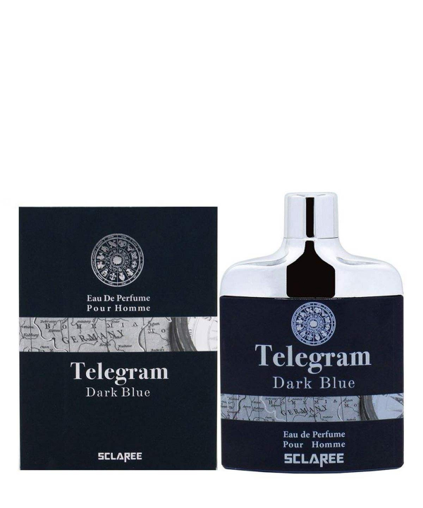 ادوپرفیوم مردانه اسکلاره Sclaree مدل Telegram Dark Blue حجم 82 میلی‌لیتر
