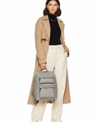 كوله پشتي چرم طبيعي كروكو مدل آرمند