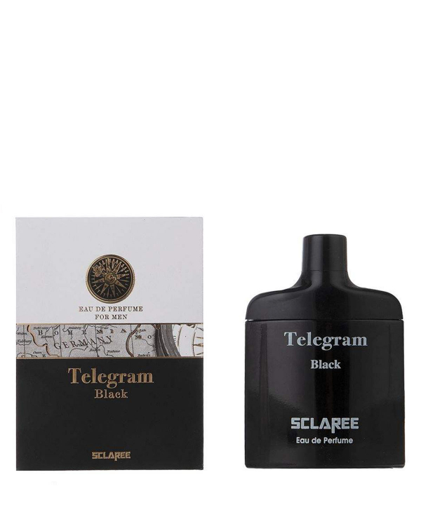 ادوپرفیوم مردانه اسکلاره Sclaree مدل Telegram Black حجم 82 میلی‌لیتر