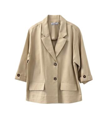 مانتو لينن زنانه سرژه مدل 2166605