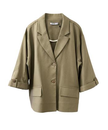 مانتو لينن زنانه سرژه مدل 2166605