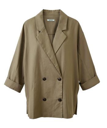 مانتو لينن زنانه سرژه مدل 2166294