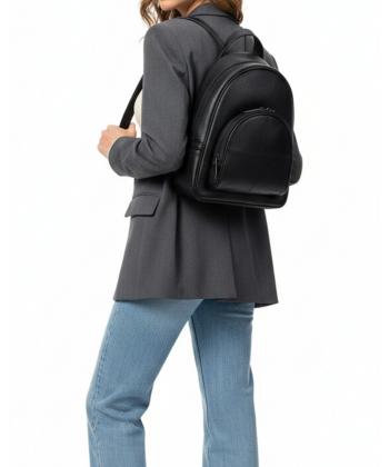 كوله پشتي زنانه چرم طبيعي كروكو مدل راوينا