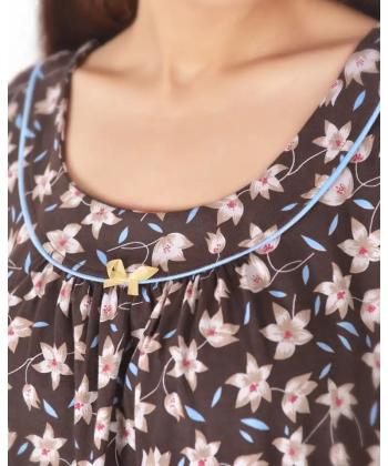 پيراهن نخی زنانه ناربن مدل WD4010