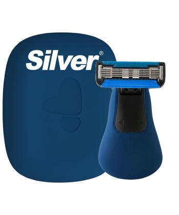 خودتراش سيلور مدل Blaze5 GO دسته با 3 تيغ يدك و هاردباكس