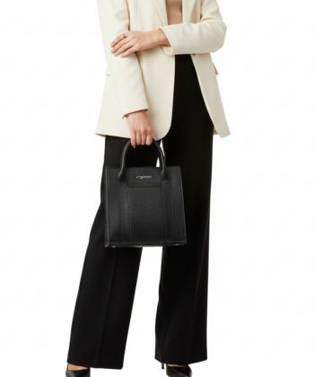 کیف دستی زنانه چرم طبیعی کروکو مدل آماندا