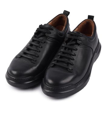 كفش روزمره مردانه چرم طبيعي صاد مدل YA9101