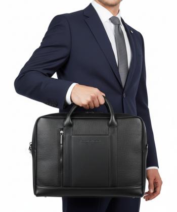 کیف اداری چرم طبیعی کروکو مدل لاریو