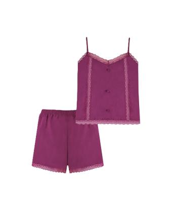 لباس خواب تاپ و شلوارک مودال نیو مدل Lydia